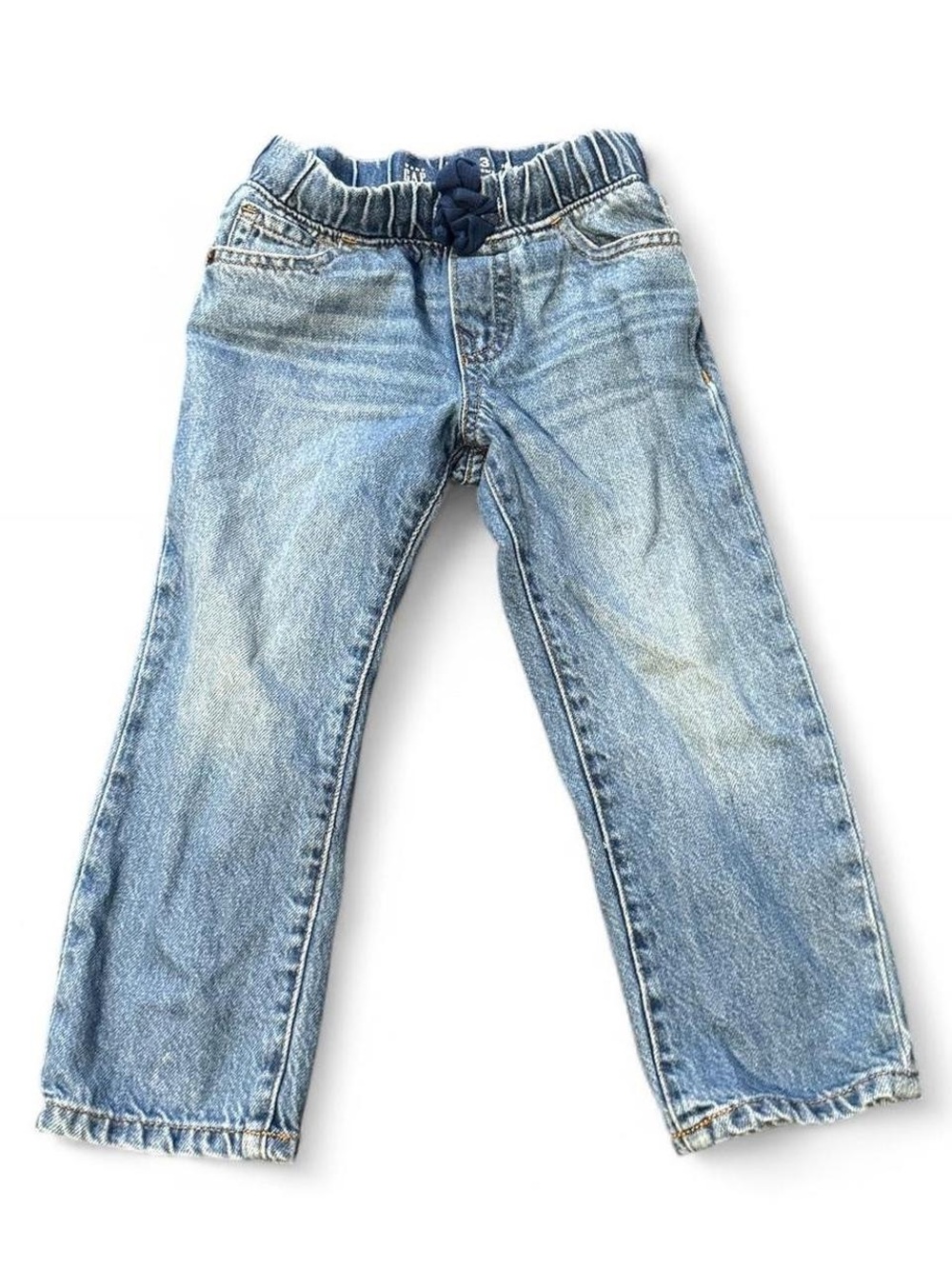 Kids Light Blue Denim Jeans with Elastic Waist